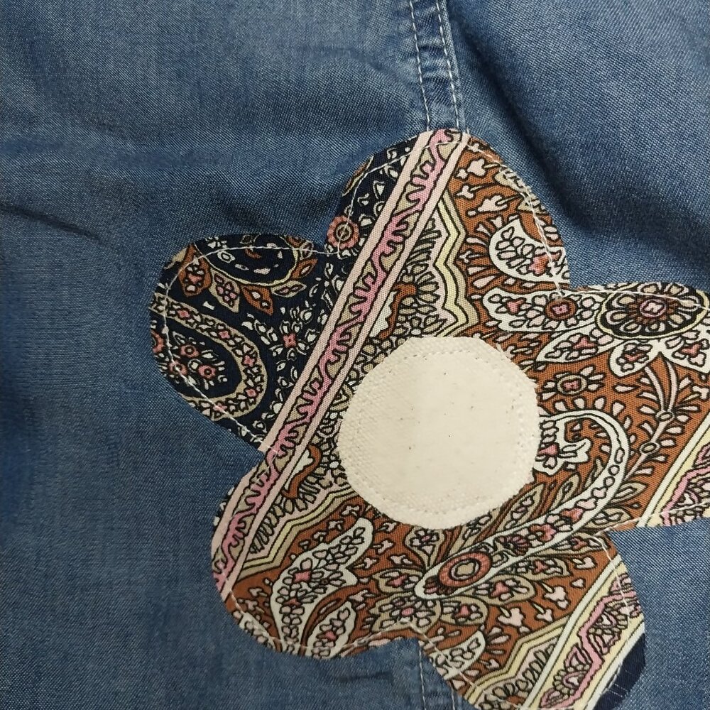 3712 Size 2X Jessica Simpson Upcycled Jean Duster. - Picture 4 of 8